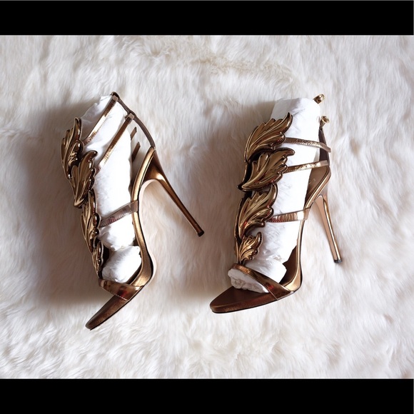 Giuseppe Coline Bronze Cruel Winged Heels 39.5 - Picture 2 of 8